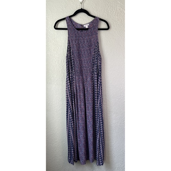 Xhilaration XXL‎ Maxi Dress Sleeveless Purple Pink Paisley Casual Summer - Picture 1 of 5
